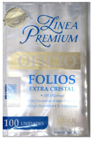 (100032) FOLIOS X 100  OFICIO PREMIUM 100M L - FOLIOS Y FUNDAS - FOLIOS OFICIO