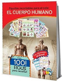 (147403C) FIGURITAS RECORTABLES CUER.HUMANO - CARTAS Y LAMINAS EDUCATIVAS - LAMINAS EDUCATIVAS