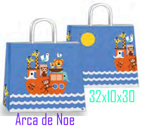 (18133**AN) BOLSA F 32X10X30 ARCA DE NOE - BOLSAS/PAPELES/MOOS - BOLSAS