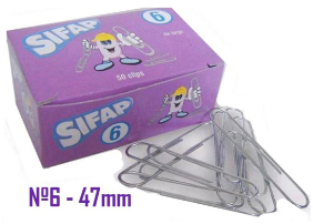 (280060) CLIPS SIFAP N 6 50MM. - CLIPS/CHINCHES/ALFILERES - CLIPS