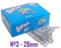 (280083) CLIPS SIFAP N 3 28MM. - CLIPS/CHINCHES/ALFILERES - CLIPS