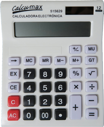 (52309) CALCULADORA CALCUM.515629 12DIG GR - CALCULADORAS - CALCULADORAS