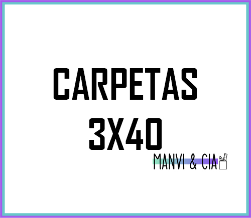 CARPETAS 3X40