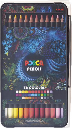 (120280) LAPICES POSCA AL OLEO X36 - LAPICES COLOR - LAPICES COLOR