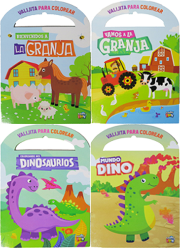 (147263) LIBRO FUN VALIJITA P/COLOREAR - LIBROS - LIBROS