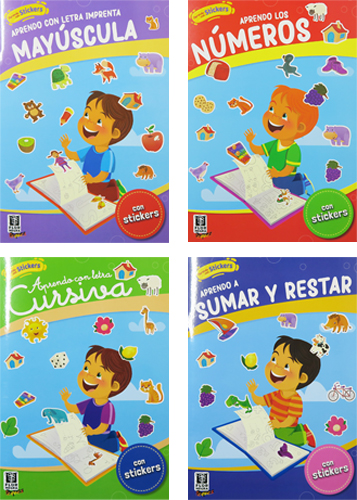 (147404) LIBRO FN PEQUES APRENDO C/STICKER - LIBROS - LIBROS