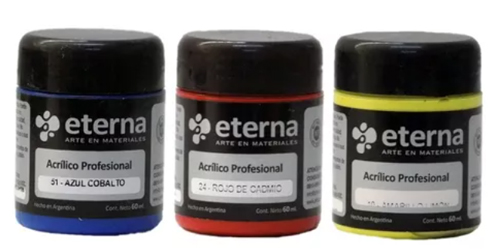 (151053) PINT.ACRIL.PROF.ETERNA X 60ML - LINEA ETERNA - ACRILICOS ETERNA