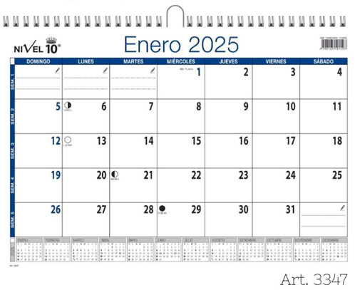 (15554) PLANIF.NIVEL 3347 45X32 - AGENDAS - REPUESTOS/CALENDARIO