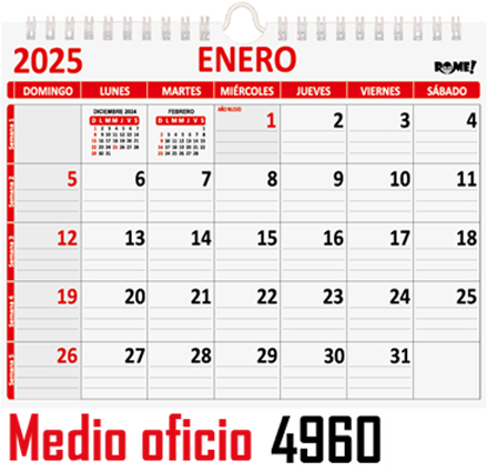 (15876M) PLANIF.R 4960   1/2 OF RO - AGENDAS - REPUESTOS/CALENDARIO