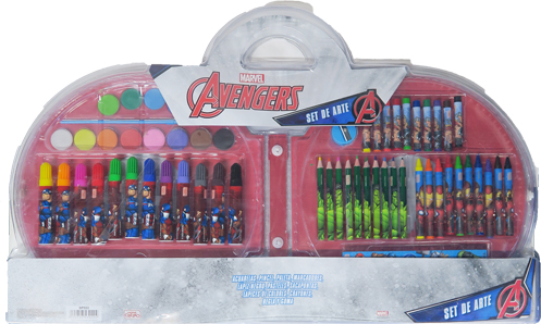 (180005) SET ARTE AVENGERS 553 58PZAS. - LINEA REGALERIA - SET ARTE/ESCOLAR