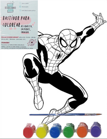 (1845**S2) BASTIDOR 20X30 SPIDERMAN II C/ACC - LINEA ARTISTICA - BASTIDORES