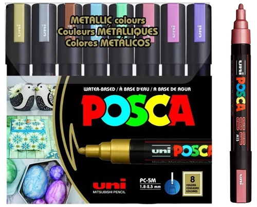 (19821M) MARCADOR POSCA PC-5M PTA GR.X 8 MET - MARCADORES - MARCADOR VARIOS