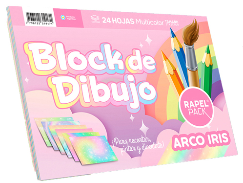 (2032**AI) BLOCK ENTRET.IG ARCO IRIS N5 - PAPELERIA - PAP.BLOCK