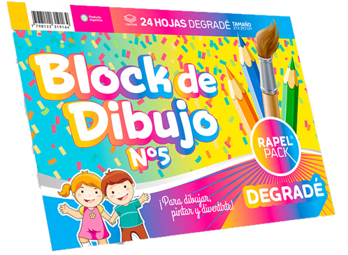 (2032**DE) BLOCK ENTRET.IG DEGRADE N5 - PAPELERIA - PAP.BLOCK