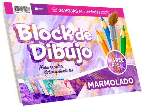 (2032**MA) BLOCK ENTRET.IG MARMOLADO N5 - PAPELERIA - PAP.BLOCK