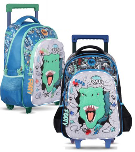 (216151) MOCHILA FOO DINO GLOW 5411 CARRO 18 - MOCHILAS - MOCHILAS