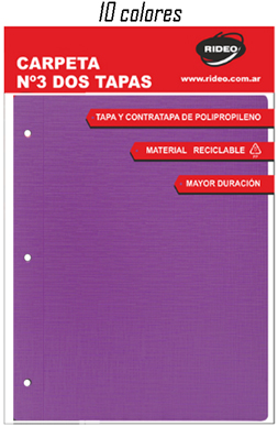 (65609E) CARPETA N3 C/C R TEXT.LINO 72503/4 - CARPETAS - CARPETAS N3