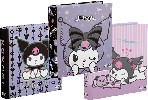 (656133) CARPETA 3X40 CART.MOO KUROMI 1255 - CARPETAS - CARPETAS 3X40