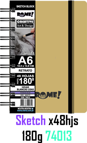 (93090) BLOCK R A6 180G 48H SKETCH 74013 - LINEA ARTISTICA - VARIOS ARTISTICA