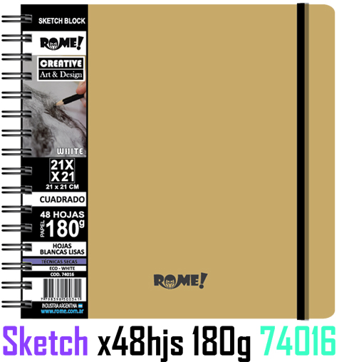 (93095) BLOCK R 21X21 180G 48H SKET.74016 - LINEA ARTISTICA - VARIOS ARTISTICA