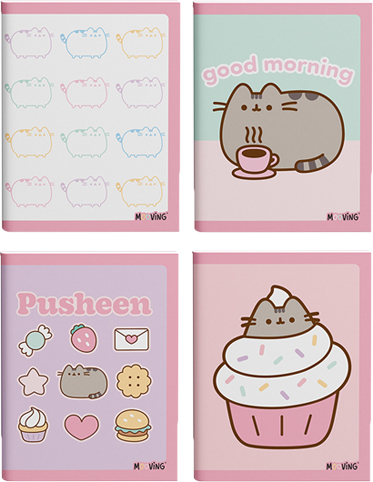 (93616P) CUAD.ESC. FLEX.RAY. X48 MOO PUSHEEN - CUADERNOS/LIBRETAS/REPUESTOS - CUADERNOS ESCOLARES